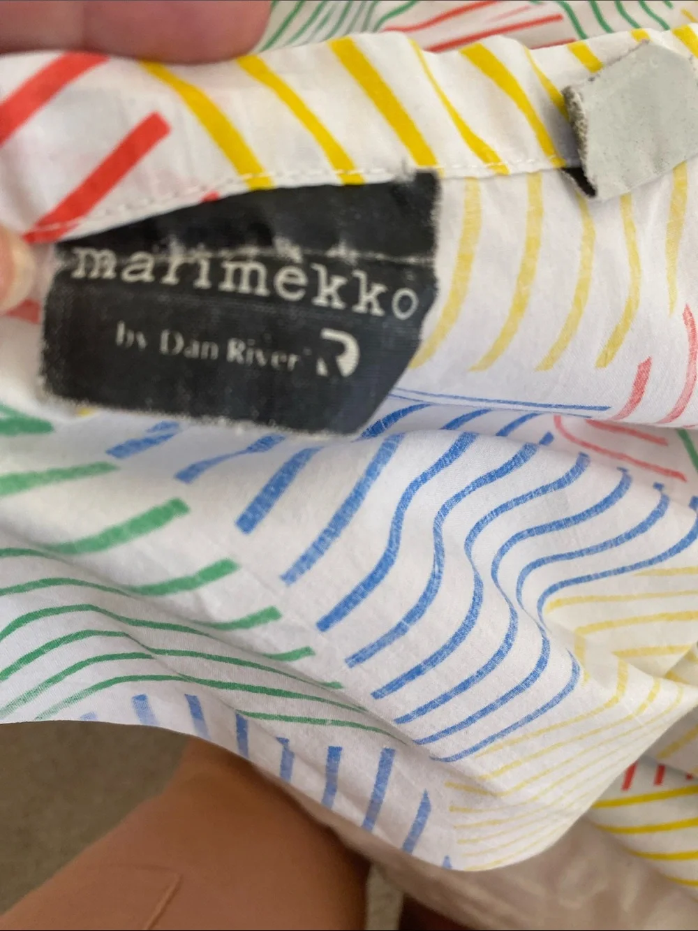 Marimekko By Dan River Vintage Full Flat Sheet 1983